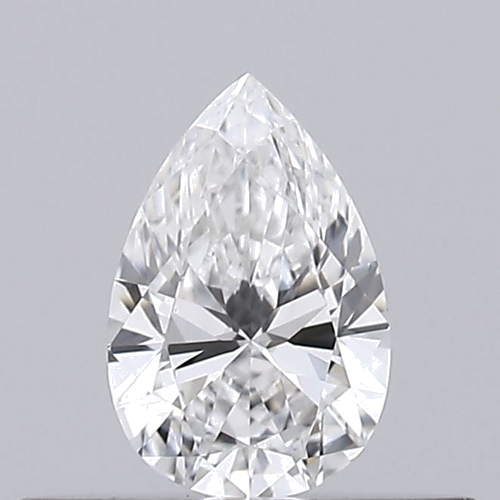 0.19 carat F-VVS2 Natūralus Pear Deimantas (1)