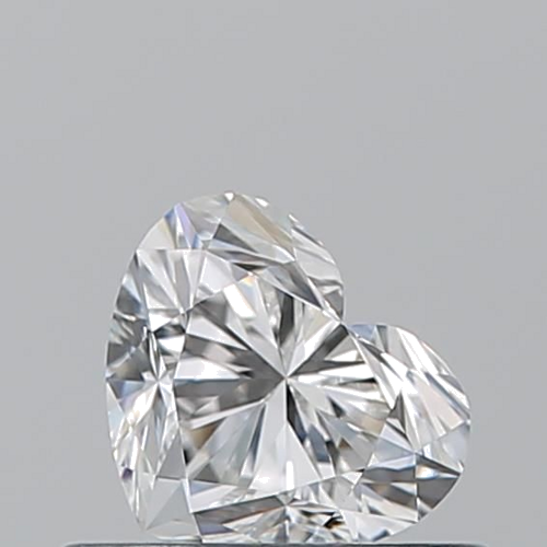 0.5 carat F-VS2 Natūralus Heart Deimantas (1)