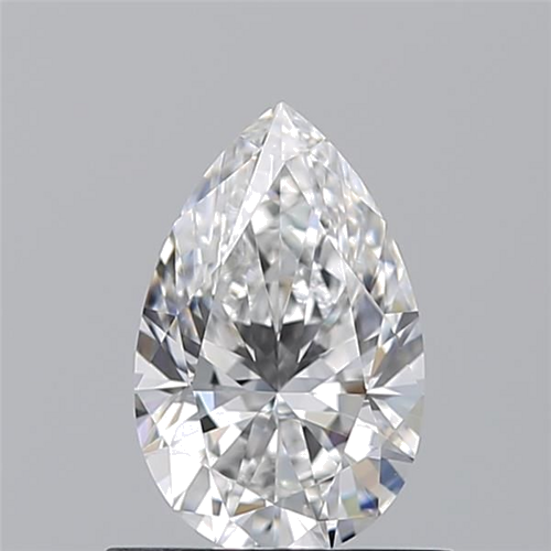 0.7 carat F-VVS2 Natūralus Pear Deimantas (1)