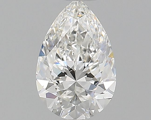 0.44 carat G-VVS1 Natūralus Pear Deimantas (1)