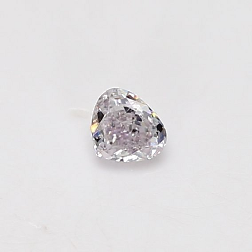 0.16 carat Very Light Pink-SI2 Natūralus Heart Deimantas (1)