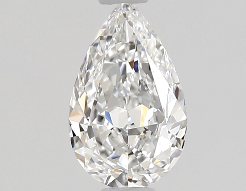0.5 carat D-VVS2 Natūralus Pear Deimantas (1)