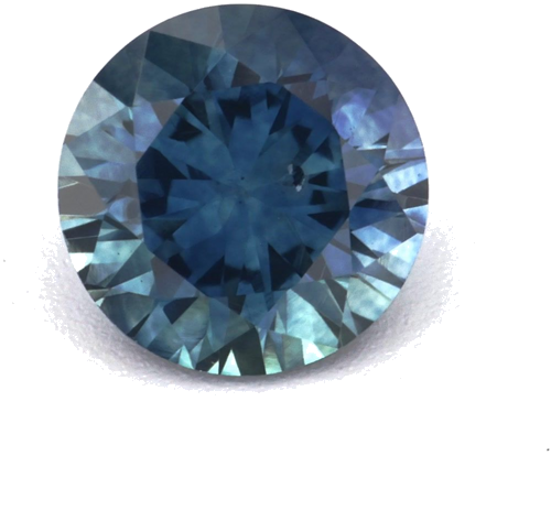 0.68 carat BLUE Round Safyras (1)