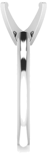 Sužadėtuvių Žiedas „Solitaire“ 14k white gold Round 9mm (3)