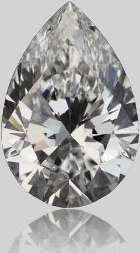 0.54 carat D-VS1 Natūralus Pear Deimantas (1)