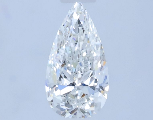 0.4 carat F-VS2 Natūralus Pear Deimantas (1)