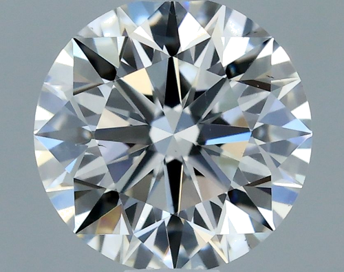 0.52 carat F-SI1 Excellent cut Natūralus Round Deimantas (1)