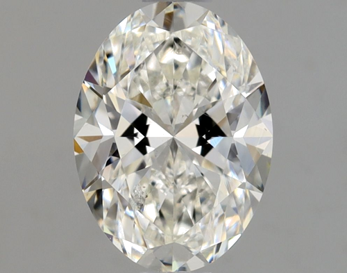 1.01 carat H-SI2 Natūralus Oval Deimantas (1)