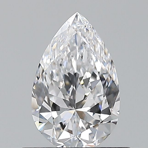 0.6 carat D-VVS2 Natūralus Pear Deimantas (1)