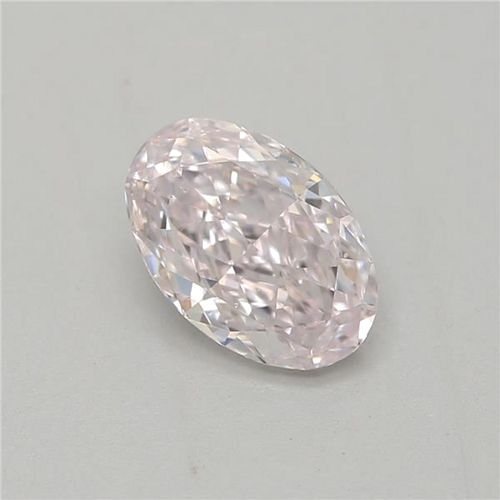 0.62 carat Faint Pink-SI2 Natūralus Oval Deimantas (1)