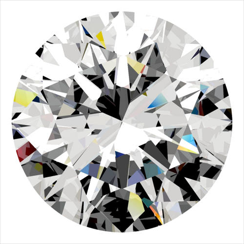 0.3 carat D-VS2 Very Good cut Natūralus Round Deimantas (1)