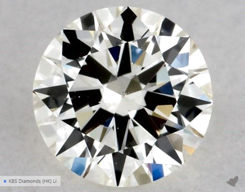0.4 carat K-VS1 Excellent cut Natūralus Round Deimantas (1)
