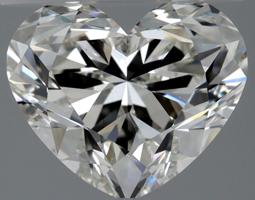 2.06 carat I-SI2 Natūralus Heart Deimantas (1)
