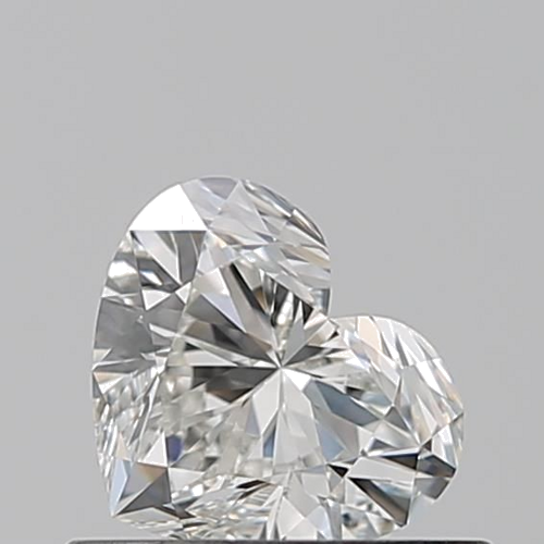 0.5 carat H-VVS2 Natūralus Heart Deimantas (1)
