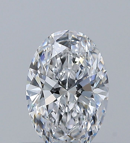 0.43 carat D-VVS2 Natūralus Oval Deimantas (1)