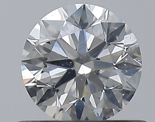 0.5 carat G-SI2 Excellent cut Natūralus Round Deimantas (1)