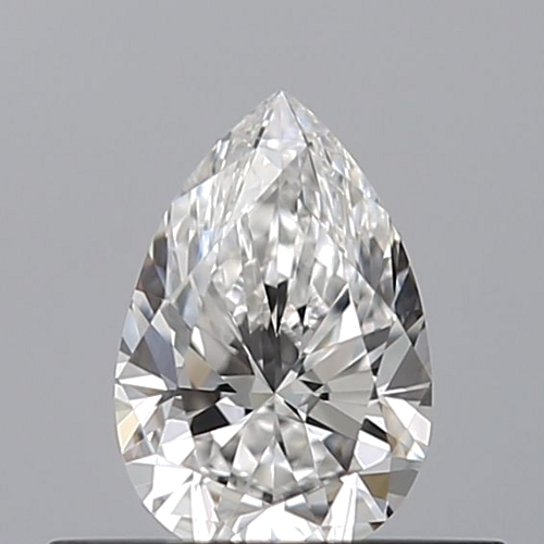 0.32 carat D-VVS1 Natūralus Pear Deimantas (1)