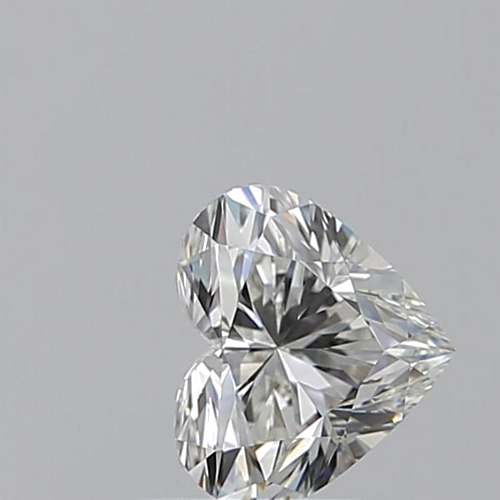 0.74 carat H-VVS1 Natūralus Heart Deimantas (1)