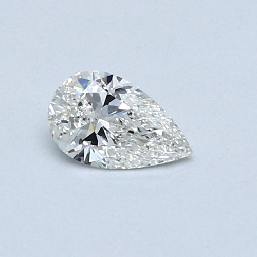 0.3 carat H-VS2 Natūralus Pear Deimantas (1)