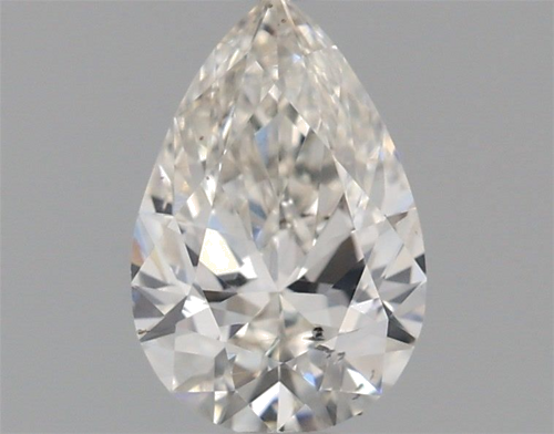 0.5 carat H-SI2 Natūralus Pear Deimantas (1)