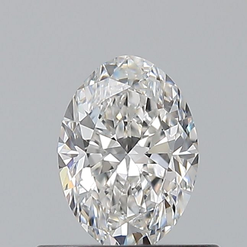 0.5 carat F-VVS2 Natūralus Oval Deimantas (1)