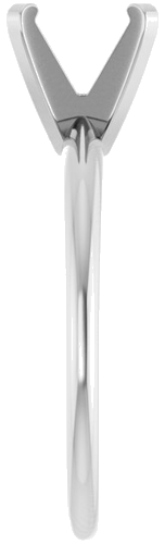 Sužadėtuvių Žiedas „Solitaire“ 585 Baltojo Aukso Round 7.6mm (4)