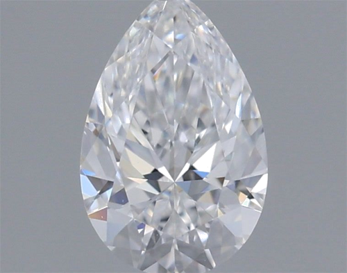 0.42 carat D-VVS1 Natūralus Pear Deimantas (1)