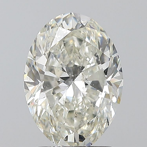 2.01 carat J-SI2 Natūralus Oval Deimantas (1)