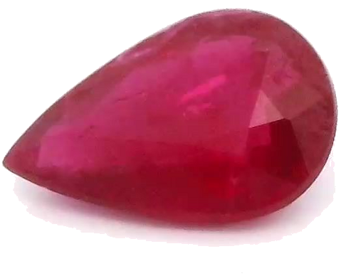 0.42 carat RED Pear Rubinas (1)