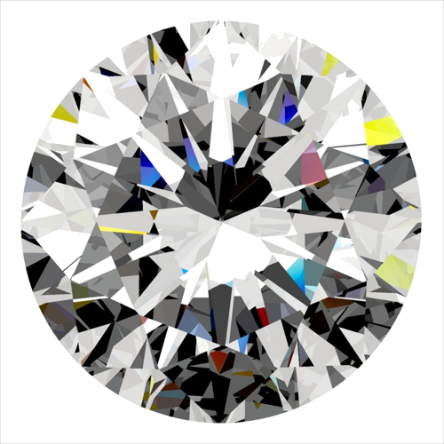 0.3 carat F-SI1 Very Good cut Natūralus Round Deimantas (1)
