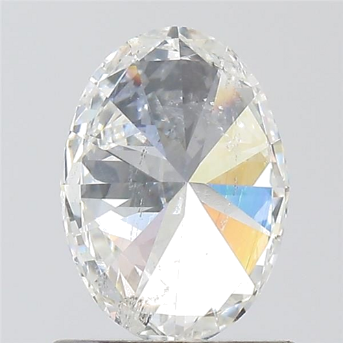 0.81 carat G-SI2 Natūralus Oval Deimantas (1)