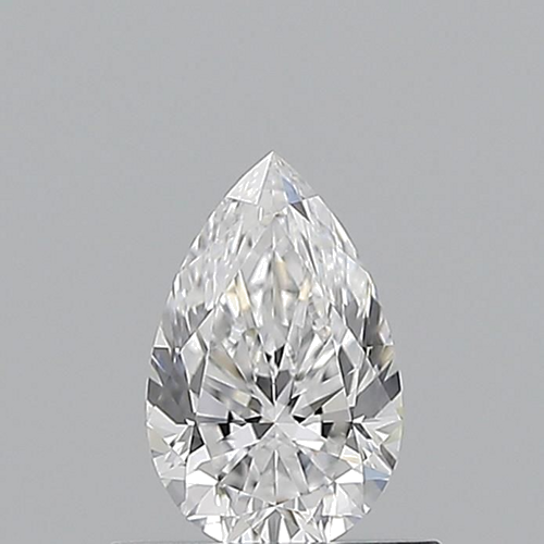 0.5 carat D-VS2 Natūralus Pear Deimantas (1)