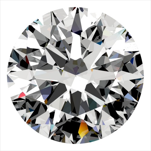 0.3 carat G-VVS2 Excellent cut Natūralus Round Deimantas (1)