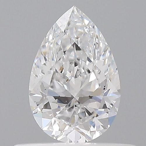 0.5 carat D-VS2 Natūralus Pear Deimantas (1)