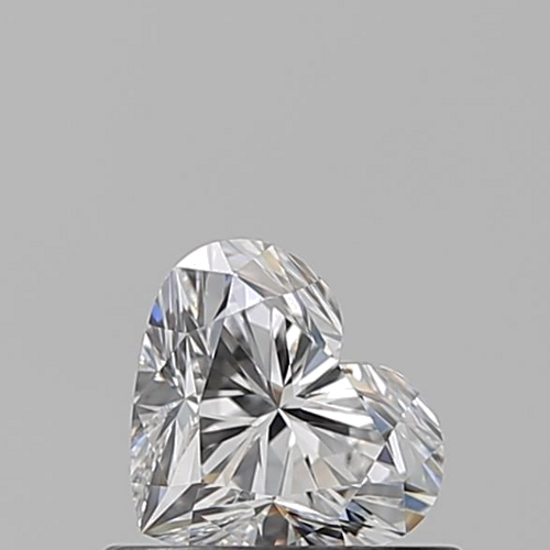 0.52 carat E-VS1 Natūralus Heart Deimantas (1)