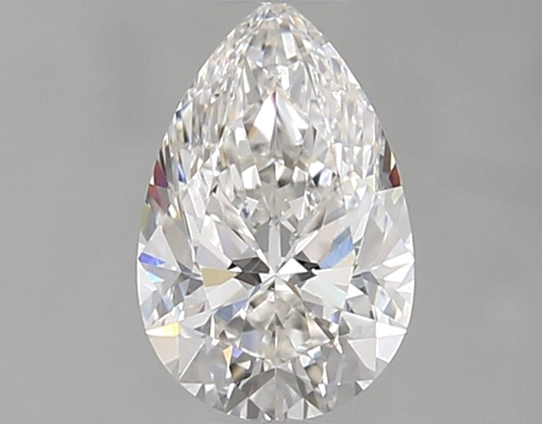 0.5 carat H-VVS2 Natūralus Pear Deimantas (1)