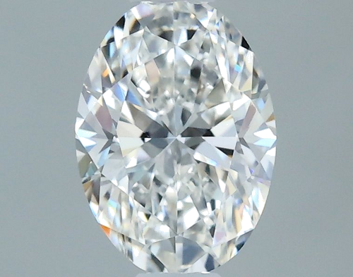 0.34 carat F-VVS1 Natūralus Oval Deimantas (1)