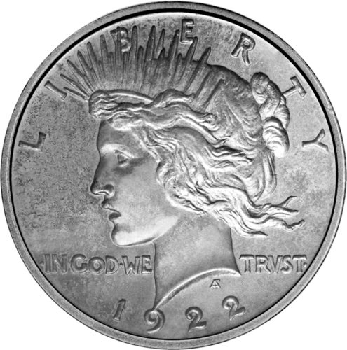 1 доллар Мир (1921-1935) США серебряная монета (1)