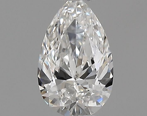0.3 carat F-VVS2 Natūralus Pear Deimantas (1)