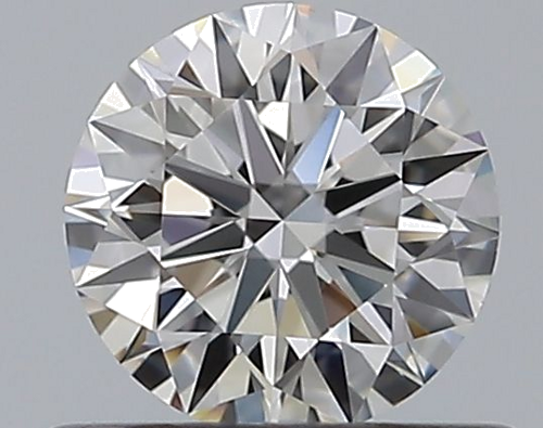 0.5 carat F-VVS2 Excellent cut Natūralus Round Deimantas (1)