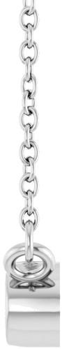 Pakabukas „Solitaire“ 14k white gold Oval 5mm x 3mm (3)