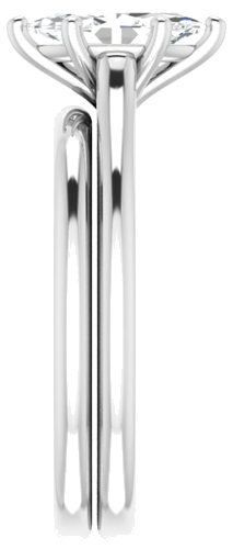 Sužadėtuvių Žiedas „Solitaire“ 585 Baltojo Aukso Marquise 9mm x 4.5mm (9)