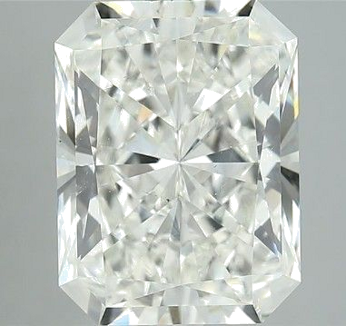 5.02 carat J-SI1 Natūralus Radiant Deimantas (1)