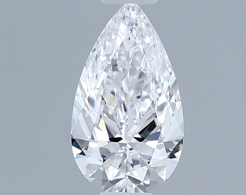 0.34 carat D-IF Natūralus Pear Deimantas (1)
