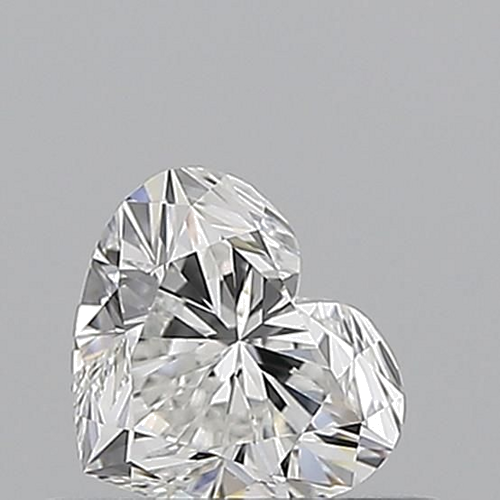 0.51 carat F-VVS1 Natūralus Heart Deimantas (1)