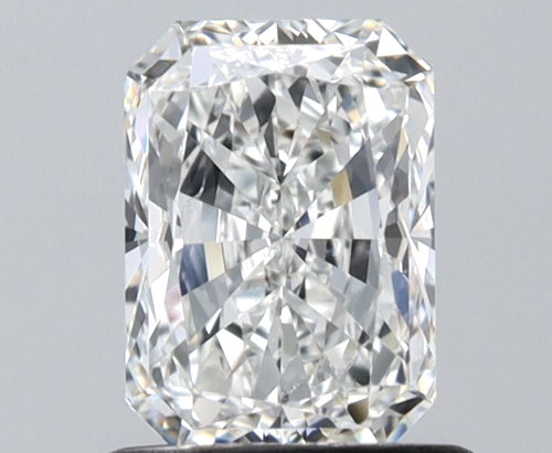 1.0 carat G-SI1 Natūralus Radiant Deimantas (1)