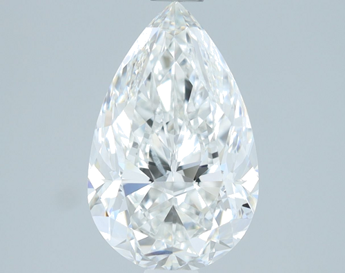 2.0 carat G-SI2 Natūralus Pear Deimantas (1)