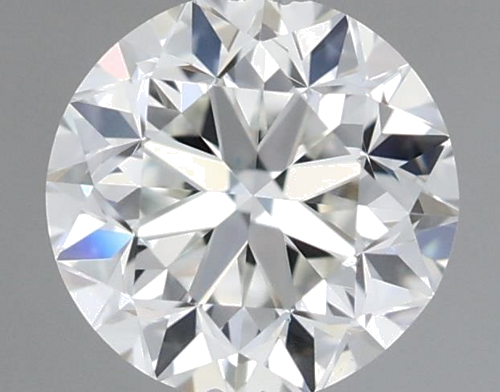 0.5 carat H-VVS1 GD cut Natūralus Round Deimantas (1)
