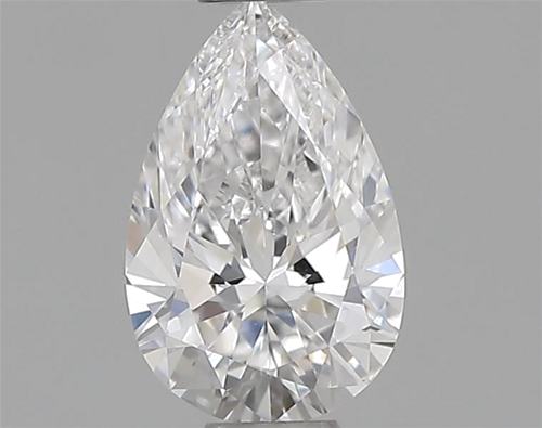 0.4 carat E-VVS2 Natūralus Pear Deimantas (1)