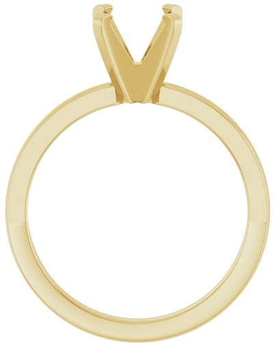 Sužadėtuvių Žiedas „Solitaire“ 14k yellow gold Round 7mm (2)
